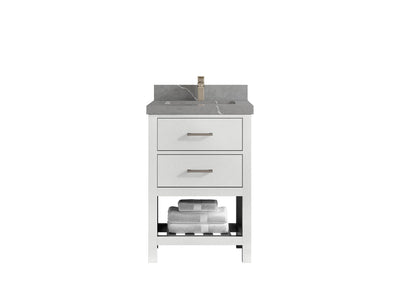 Parker 24 in. W x 22 in. D Single Sink Bathroom Vanity - Willow Bath and Vanity