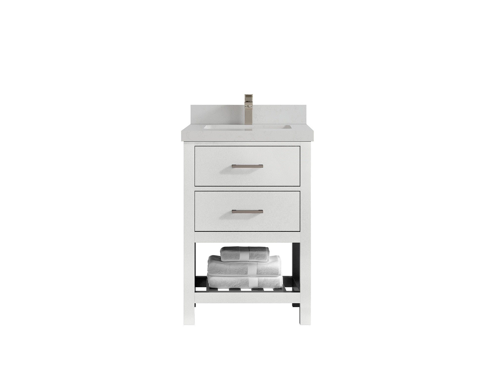 Parker 24 in. W x 22 in. D Single Sink Bathroom Vanity - Willow Bath and Vanity