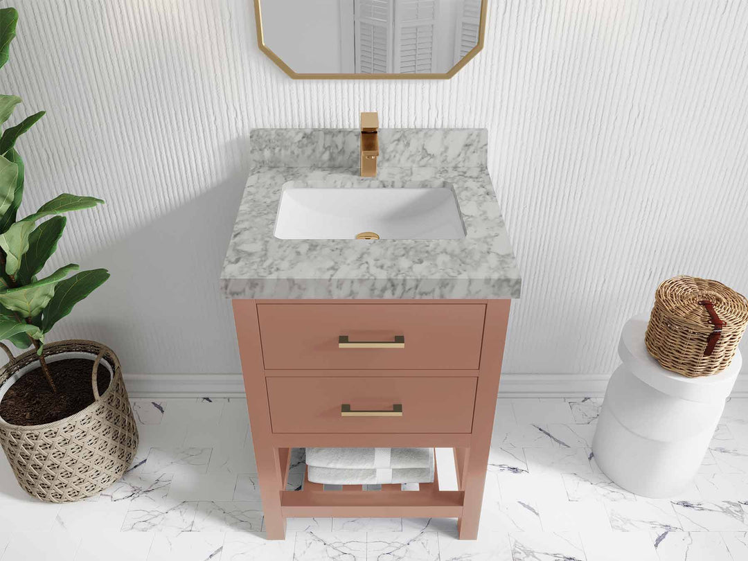 Parker 24 in. W x 22 in. D Single Sink Bathroom Vanity - Willow Bath and Vanity