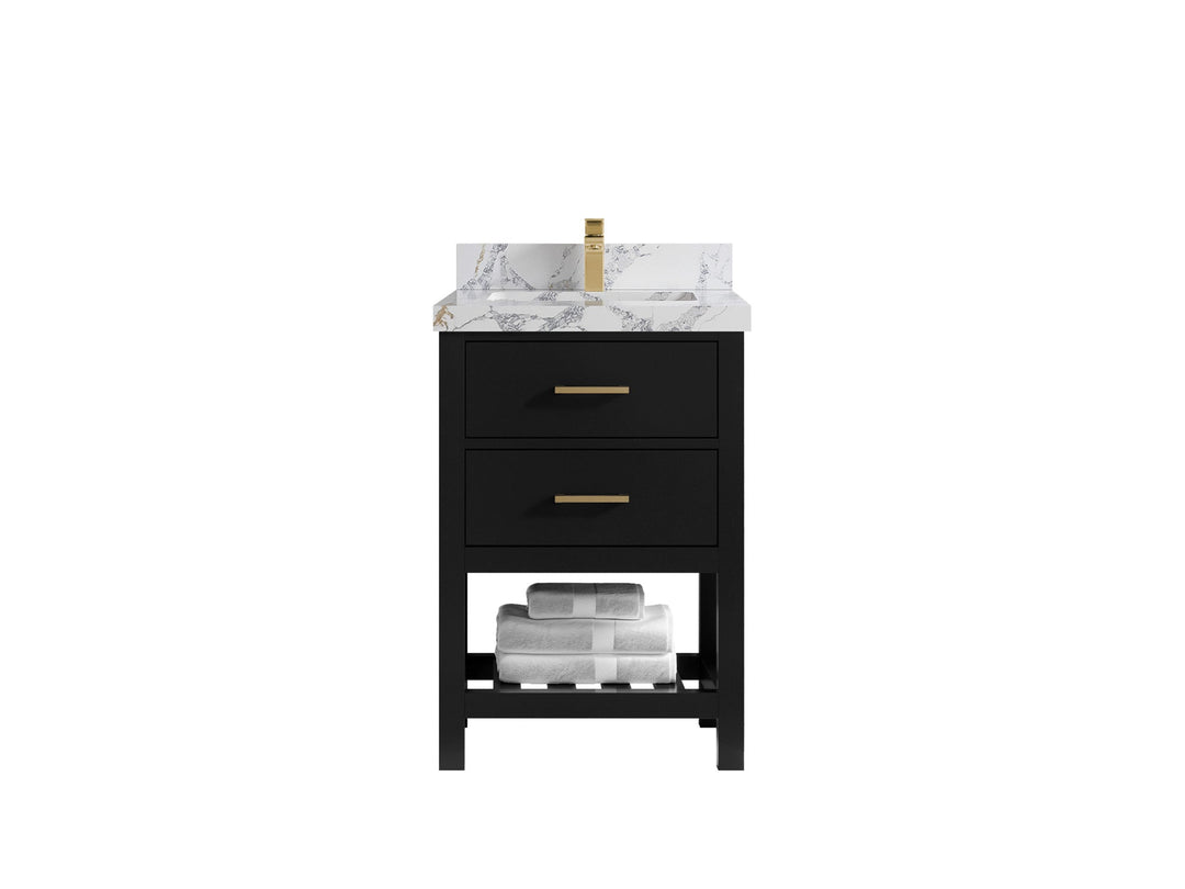 Parker 24 in. W x 22 in. D Single Sink Bathroom Vanity - Willow Bath and Vanity