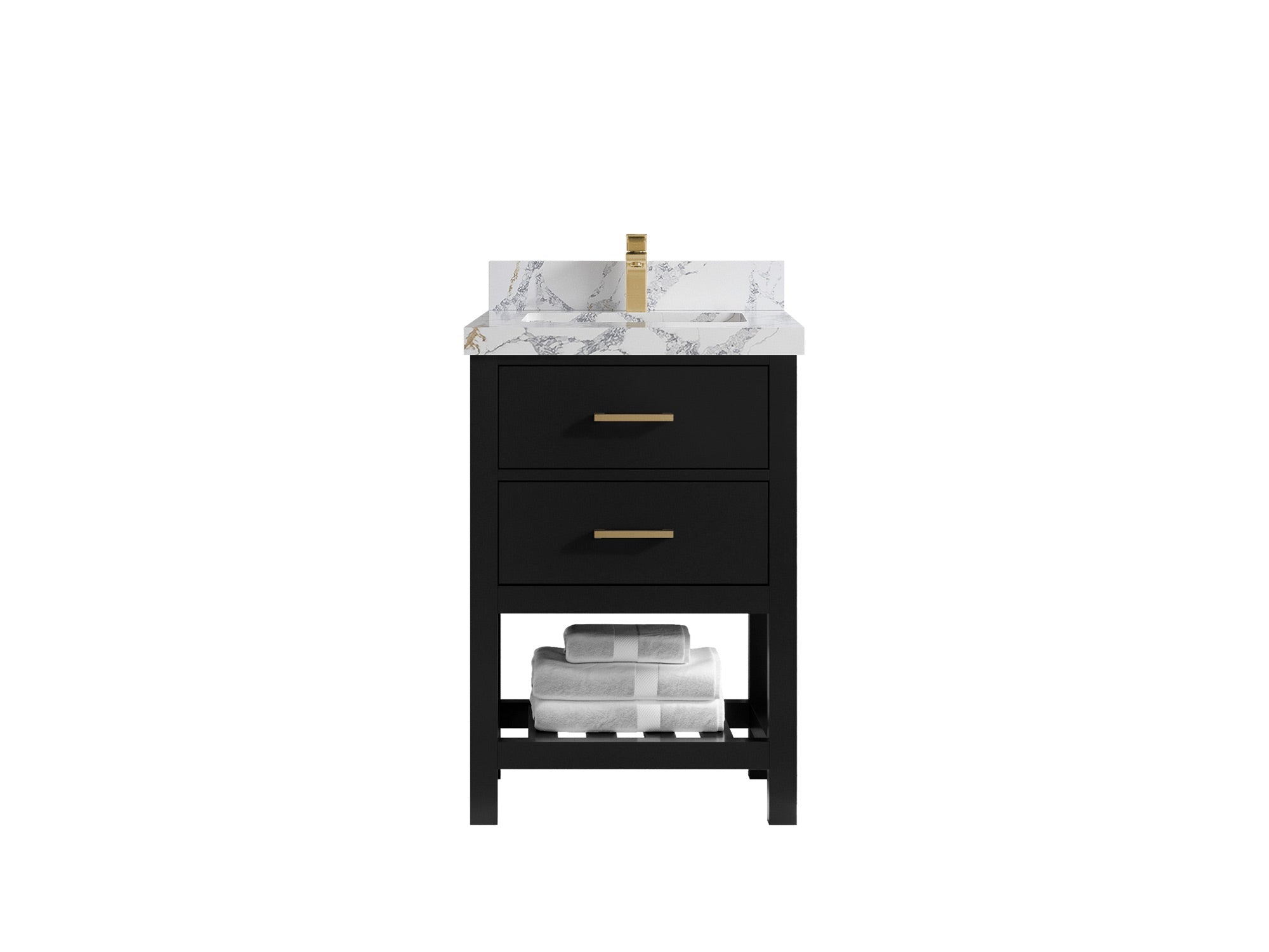 Parker 24 in. W x 22 in. D Single Sink Bathroom Vanity - Willow Bath and Vanity