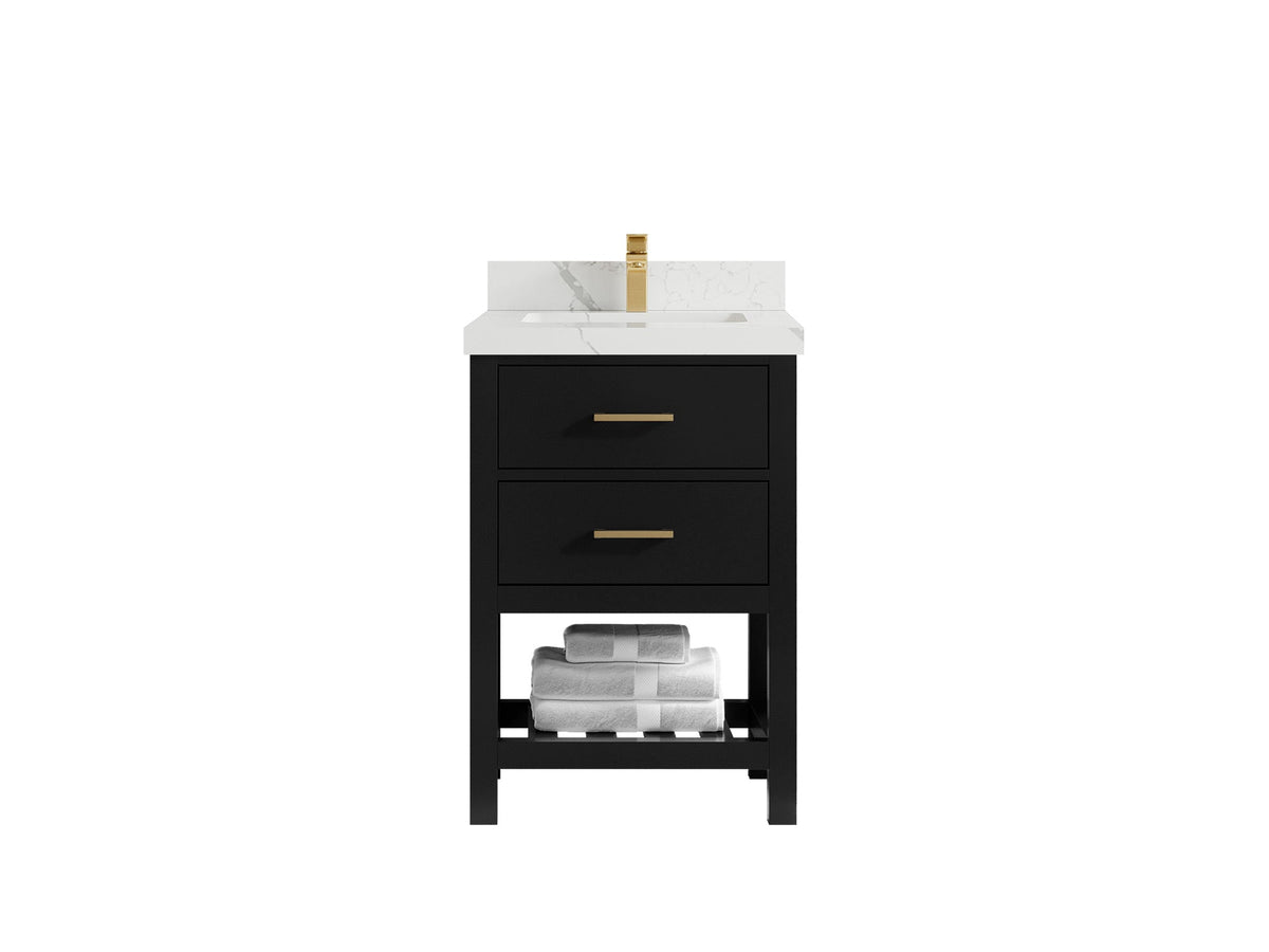 Parker 24 in. W x 22 in. D Single Sink Bathroom Vanity - Willow Bath and Vanity