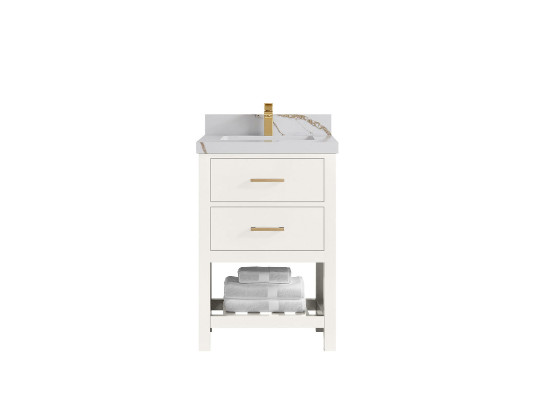 Parker 24 in. W x 22 in. D Single Sink Bathroom Vanity - Willow Bath and Vanity
