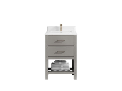 Parker 24 in. W x 22 in. D Single Sink Bathroom Vanity - Willow Bath and Vanity
