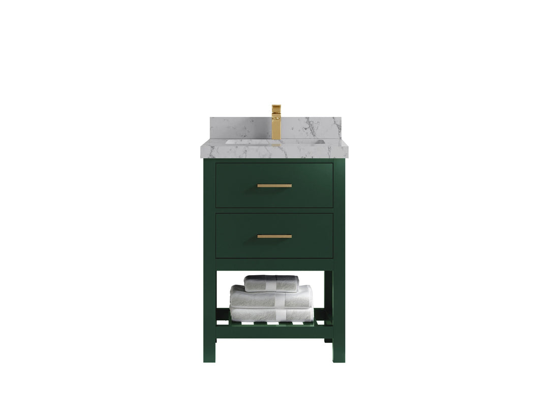 Parker 24 in. W x 22 in. D Single Sink Bathroom Vanity - Willow Bath and Vanity