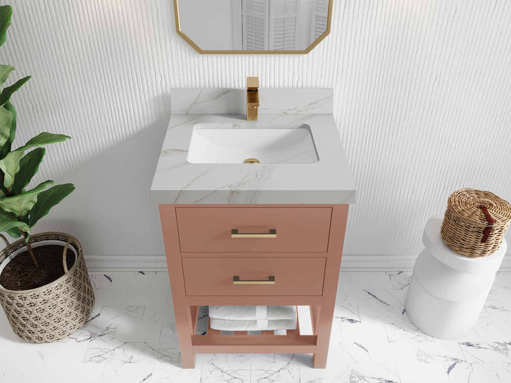 Parker 24 in. W x 22 in. D Single Sink Bathroom Vanity - photo 25