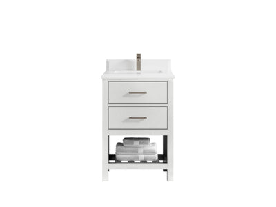 Parker 24 in. W x 22 in. D Single Sink Bathroom Vanity - Willow Bath and Vanity