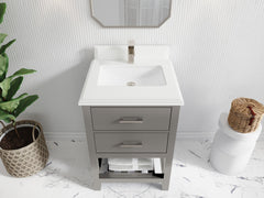 Parker 24 in. W x 22 in. D Single Sink Bathroom Vanity - photo 30