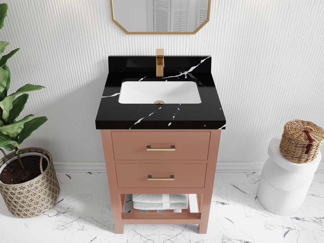 Parker 24 in. W x 22 in. D Single Sink Bathroom Vanity - Willow Bath and Vanity