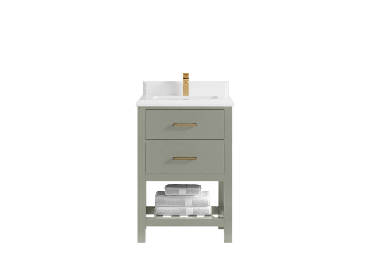 Parker 24 in. W x 22 in. D Single Sink Bathroom Vanity - Willow Bath and Vanity