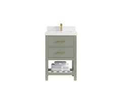 Parker 24 in. W x 22 in. D Single Sink Bathroom Vanity - photo 27
