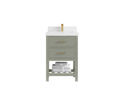 Parker 24 in. W x 22 in. D Single Sink Bathroom Vanity - Willow Bath and Vanity