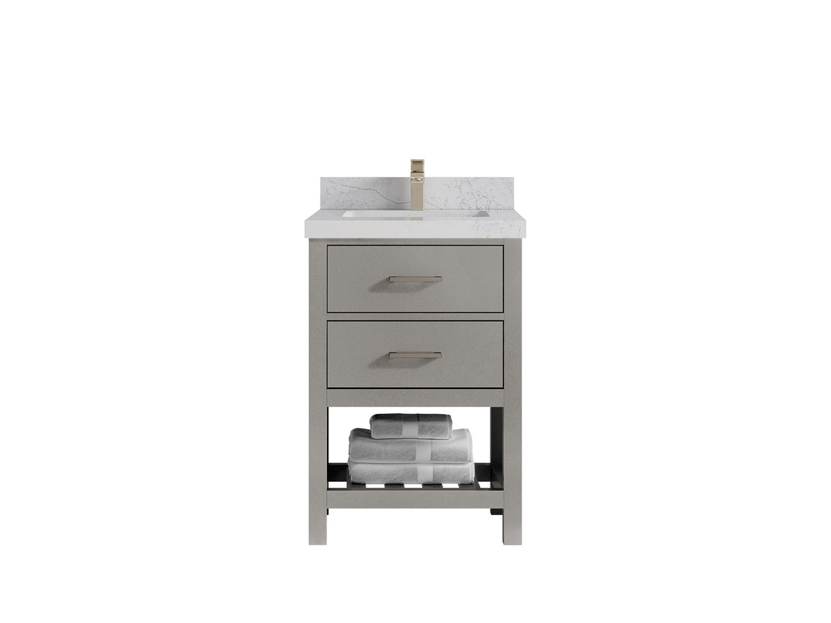 Parker 24 in. W x 22 in. D Single Sink Bathroom Vanity - Willow Bath and Vanity