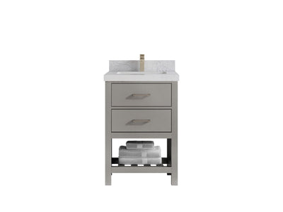 Parker 24 in. W x 22 in. D Single Sink Bathroom Vanity - Willow Bath and Vanity