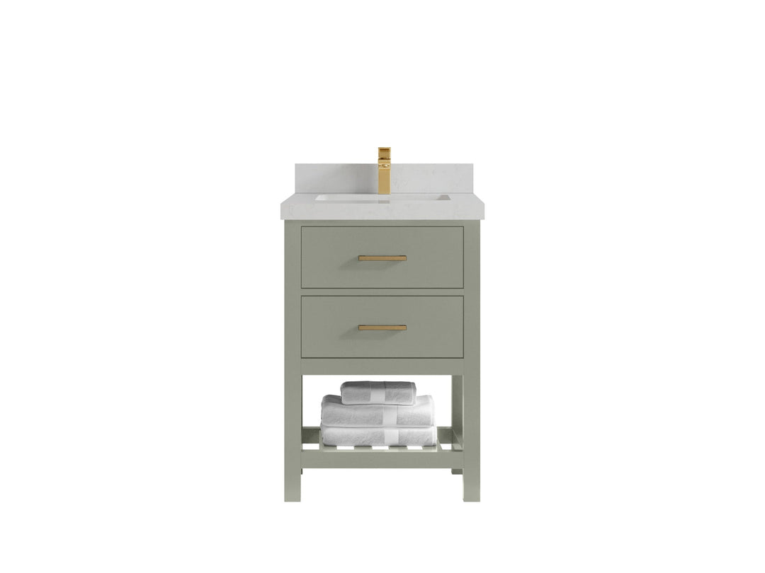 Parker 24 in. W x 22 in. D Single Sink Bathroom Vanity - Willow Bath and Vanity