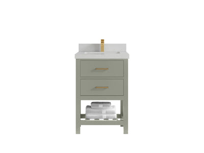 Parker 24 in. W x 22 in. D Single Sink Bathroom Vanity - Willow Bath and Vanity