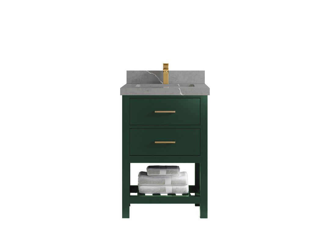 Parker 24 in. W x 22 in. D Single Sink Bathroom Vanity - Willow Bath and Vanity