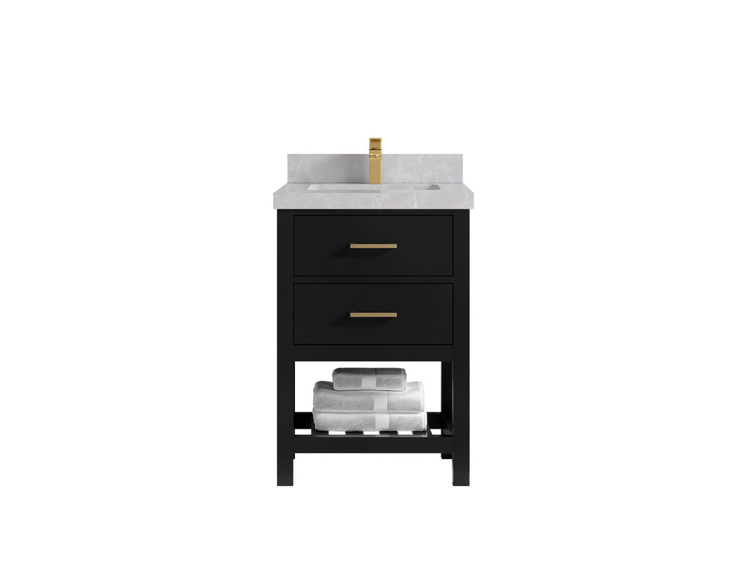 Parker 24 in. W x 22 in. D Single Sink Bathroom Vanity - Willow Bath and Vanity