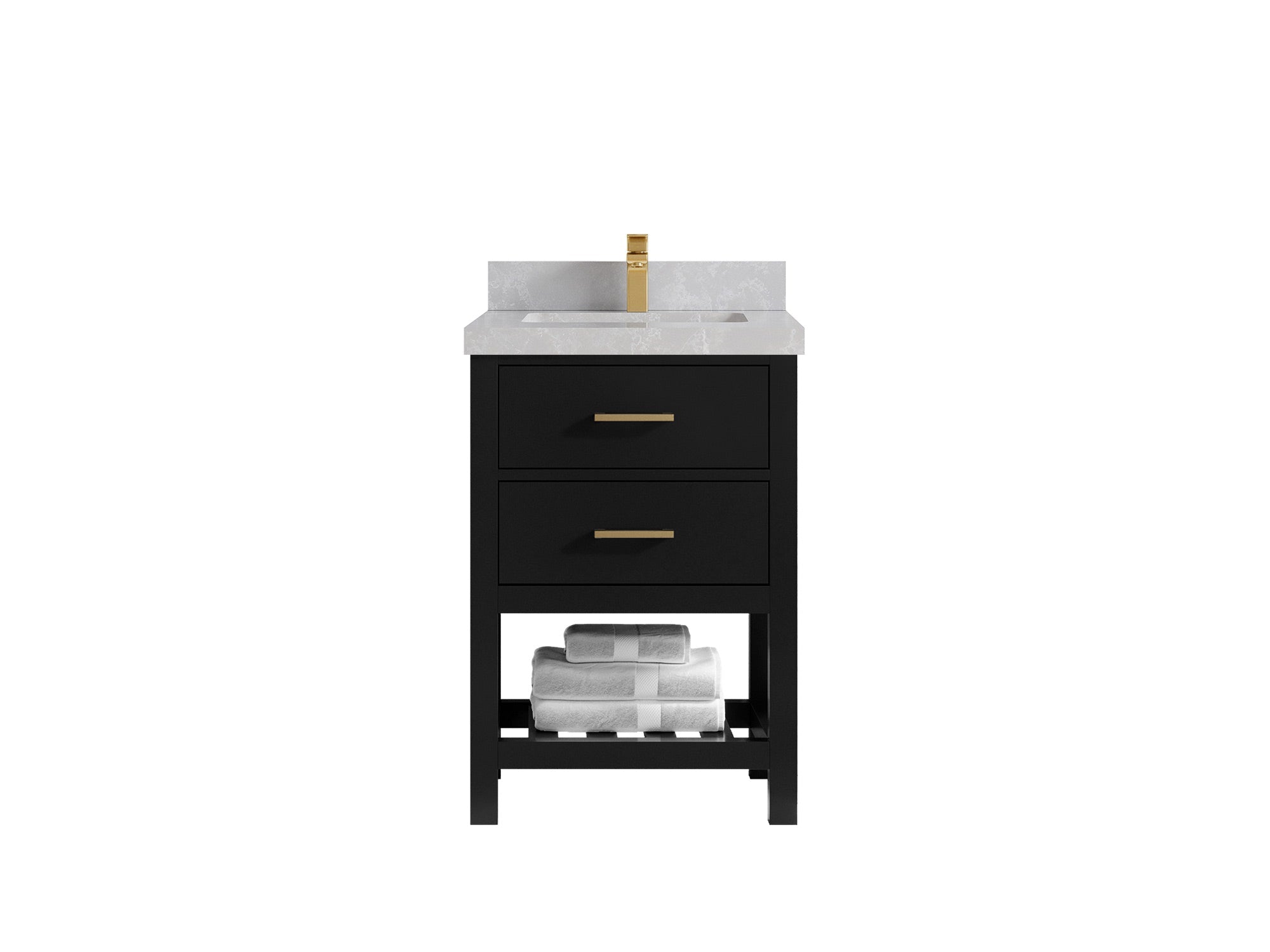 Parker 24 in. W x 22 in. D Single Sink Bathroom Vanity - Willow Bath and Vanity