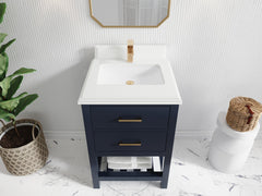 Parker 24 in. W x 22 in. D Single Sink Bathroom Vanity - photo 29