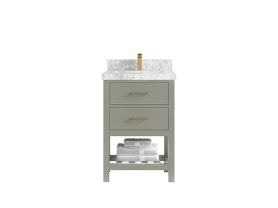 Parker 24 in. W x 22 in. D Single Sink Bathroom Vanity - Willow Bath and Vanity