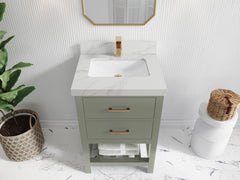 Parker 24 in. W x 22 in. D Single Sink Bathroom Vanity - photo 17