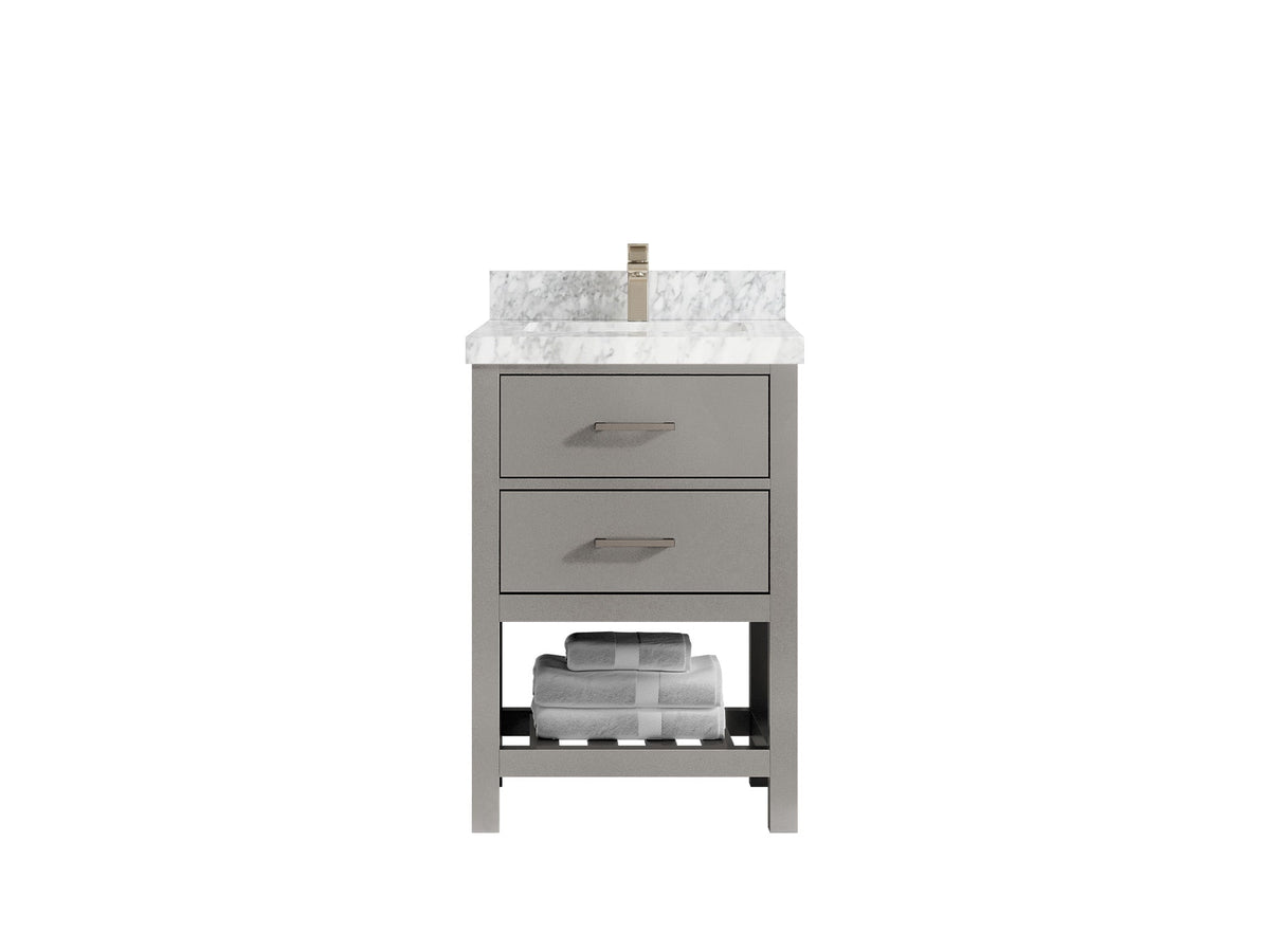 Parker 24 in. W x 22 in. D Single Sink Bathroom Vanity - Willow Bath and Vanity