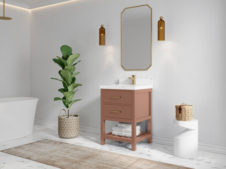 Parker 24 in. W x 22 in. D Single Sink Bathroom Vanity - photo 2