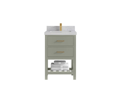 Parker 24 in. W x 22 in. D Single Sink Bathroom Vanity - Willow Bath and Vanity
