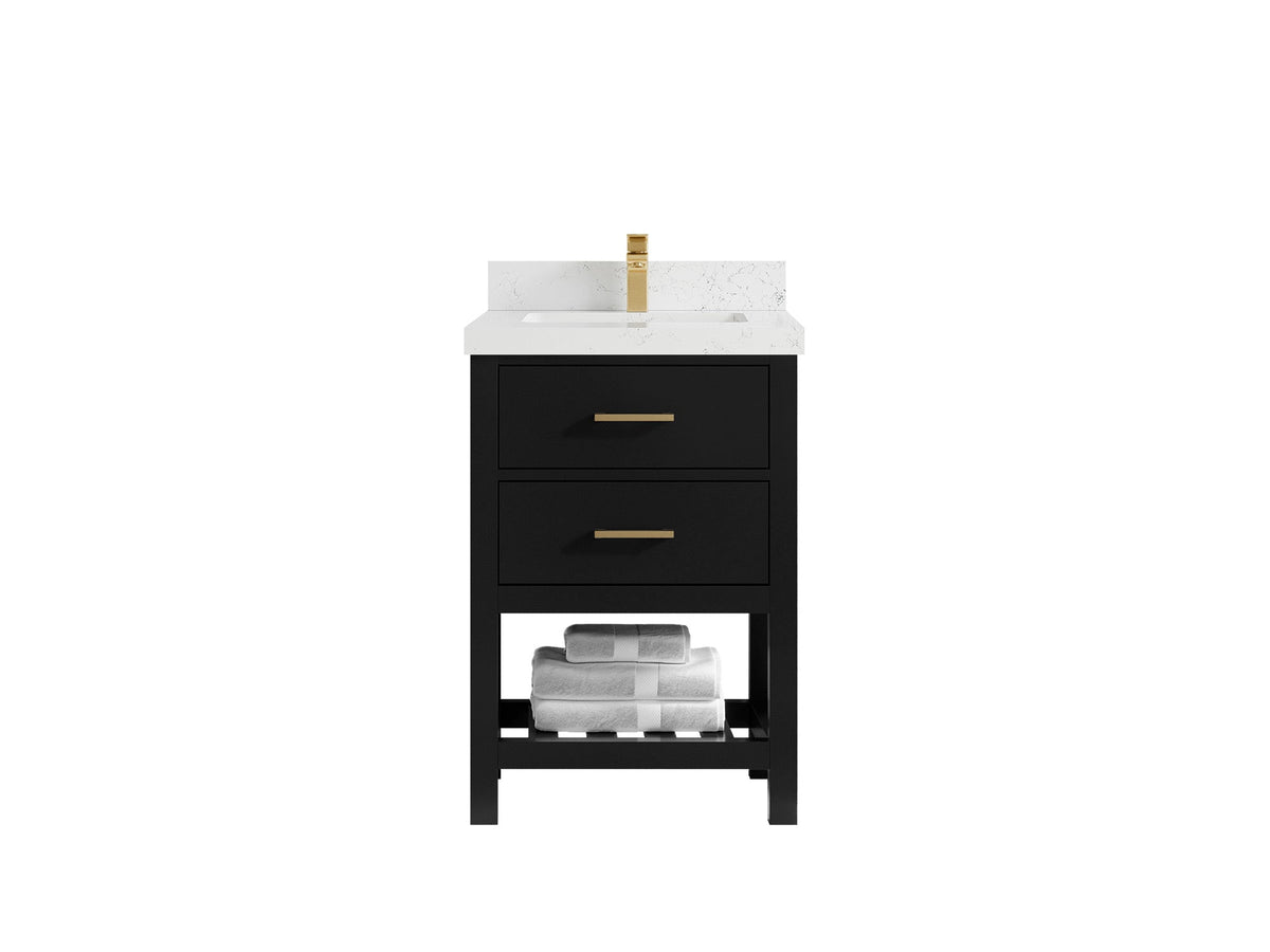 Parker 24 in. W x 22 in. D Single Sink Bathroom Vanity - Willow Bath and Vanity