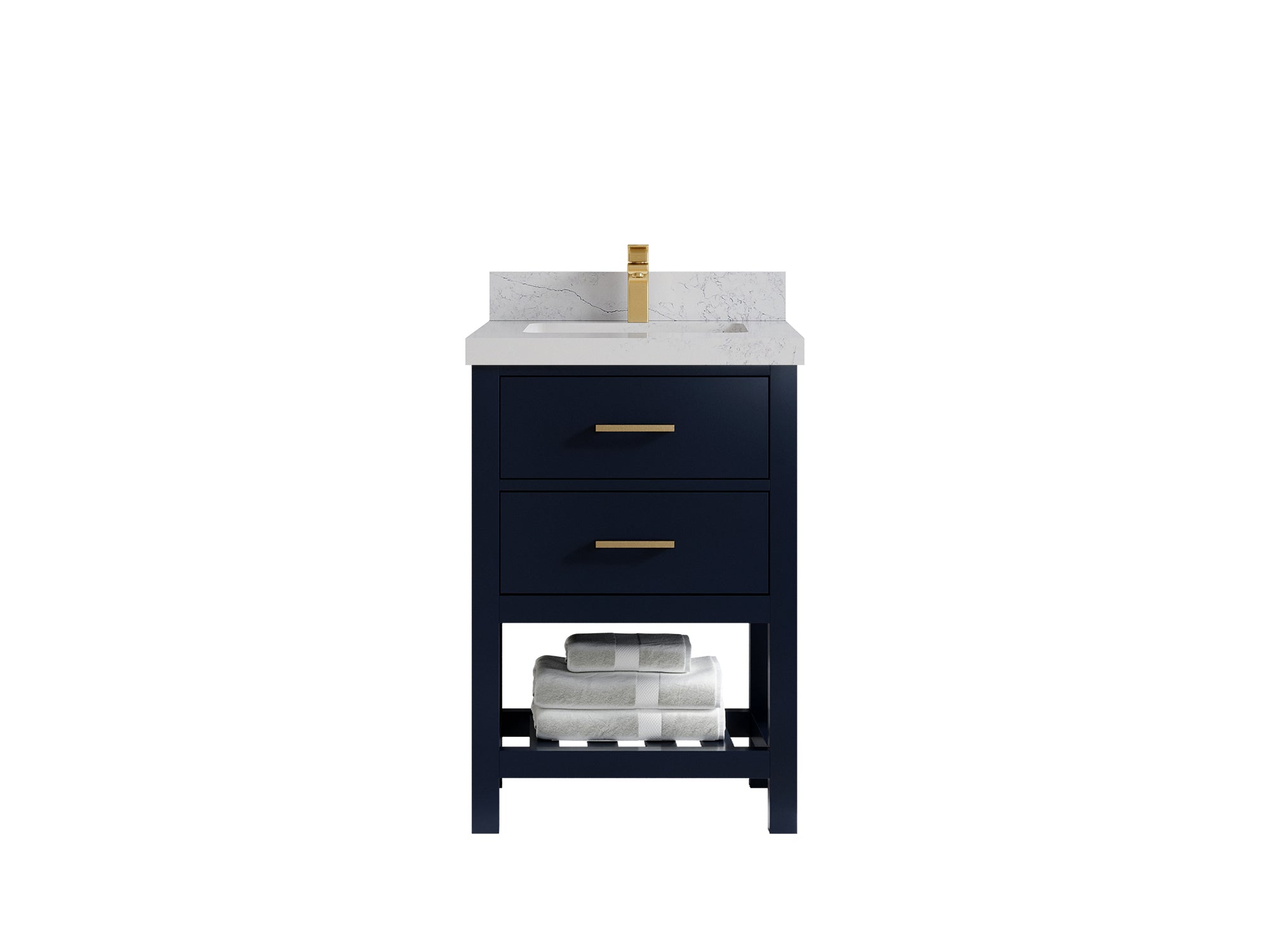 Parker 24 in. W x 22 in. D Single Sink Bathroom Vanity - Willow Bath and Vanity