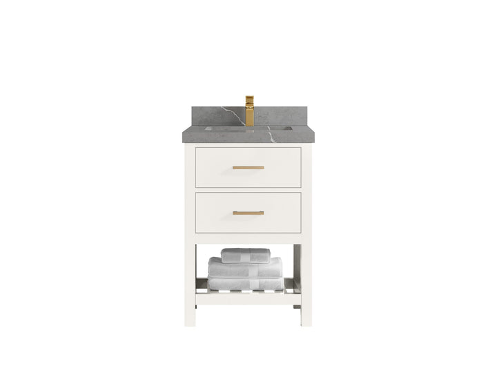 Parker 24 in. W x 22 in. D Single Sink Bathroom Vanity - photo 26