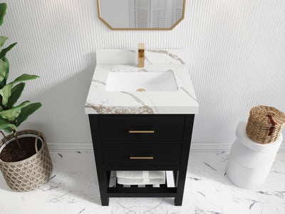 Parker 24 in. W x 22 in. D Single Sink Bathroom Vanity - Willow Bath and Vanity