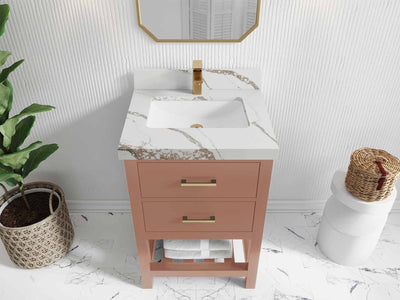 Parker 24 in. W x 22 in. D Single Sink Bathroom Vanity - Willow Bath and Vanity