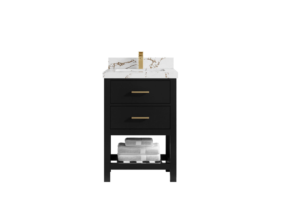 Parker 24 in. W x 22 in. D Single Sink Bathroom Vanity - Willow Bath and Vanity