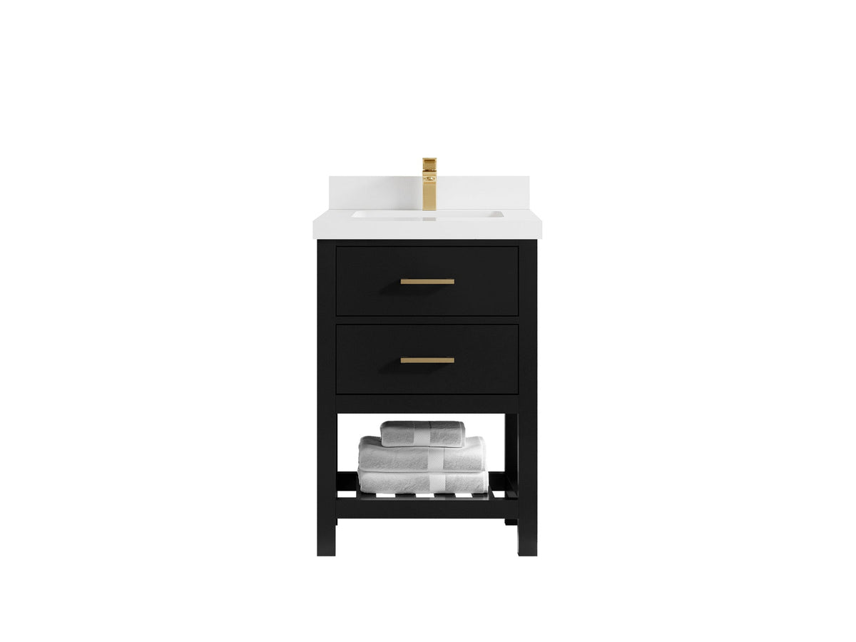 Parker 24 in. W x 22 in. D Single Sink Bathroom Vanity - Willow Bath and Vanity