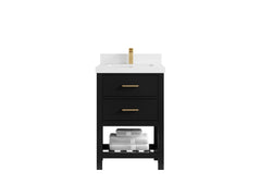 Parker 24 in. W x 22 in. D Single Sink Bathroom Vanity - photo 26
