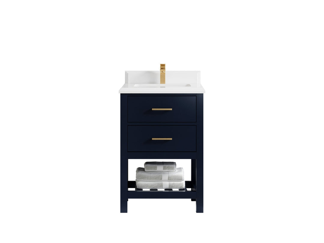 Parker 24 in. W x 22 in. D Single Sink Bathroom Vanity | 
              
                Navy Blue
                
                  
             - PRK-CAB-NB-23 - photo №30