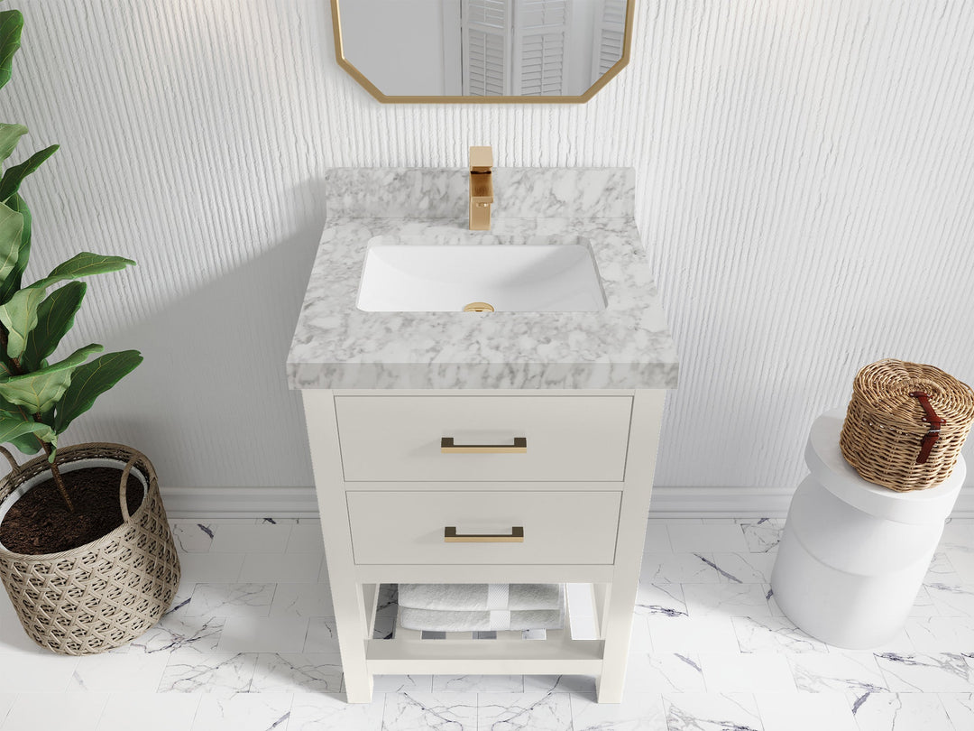 Parker 24 in. W x 22 in. D Single Sink Bathroom Vanity - Willow Bath and Vanity