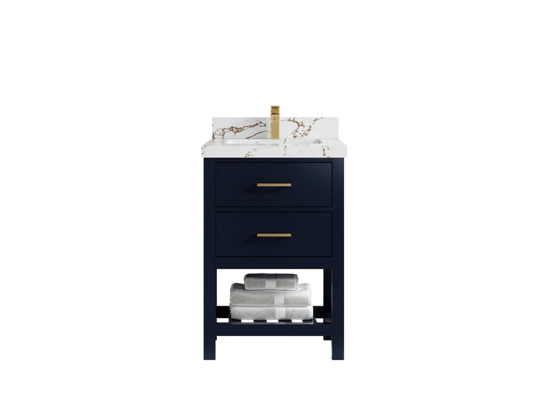 Parker 24 in. W x 22 in. D Single Sink Bathroom Vanity - Willow Bath and Vanity