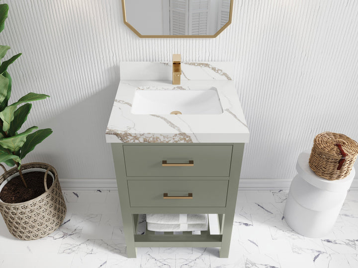 Parker 24 in. W x 22 in. D Single Sink Bathroom Vanity - photo 13