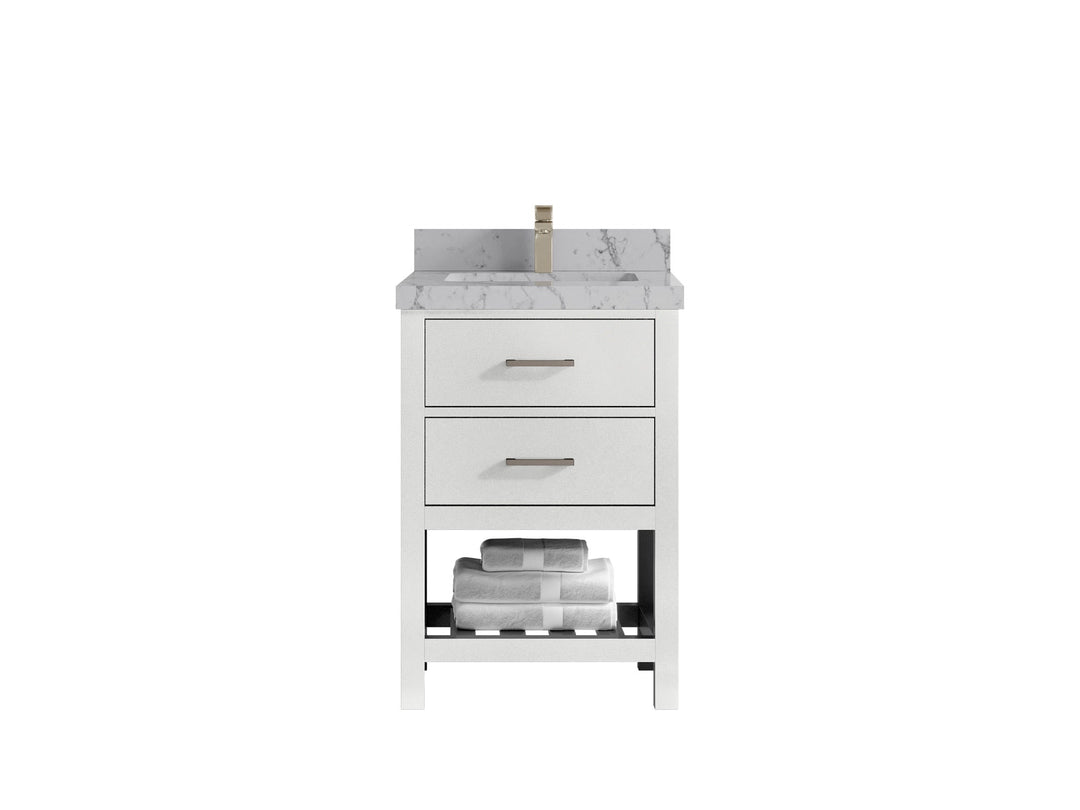 Parker 24 in. W x 22 in. D Single Sink Bathroom Vanity - Willow Bath and Vanity