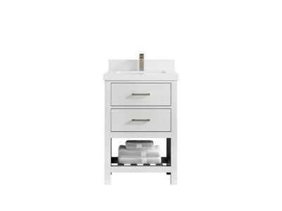 Parker 24 in. W x 22 in. D Single Sink Bathroom Vanity - Willow Bath and Vanity