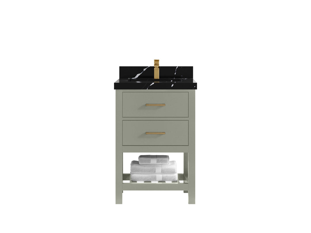 Parker 24 in. W x 22 in. D Single Sink Bathroom Vanity - Willow Bath and Vanity