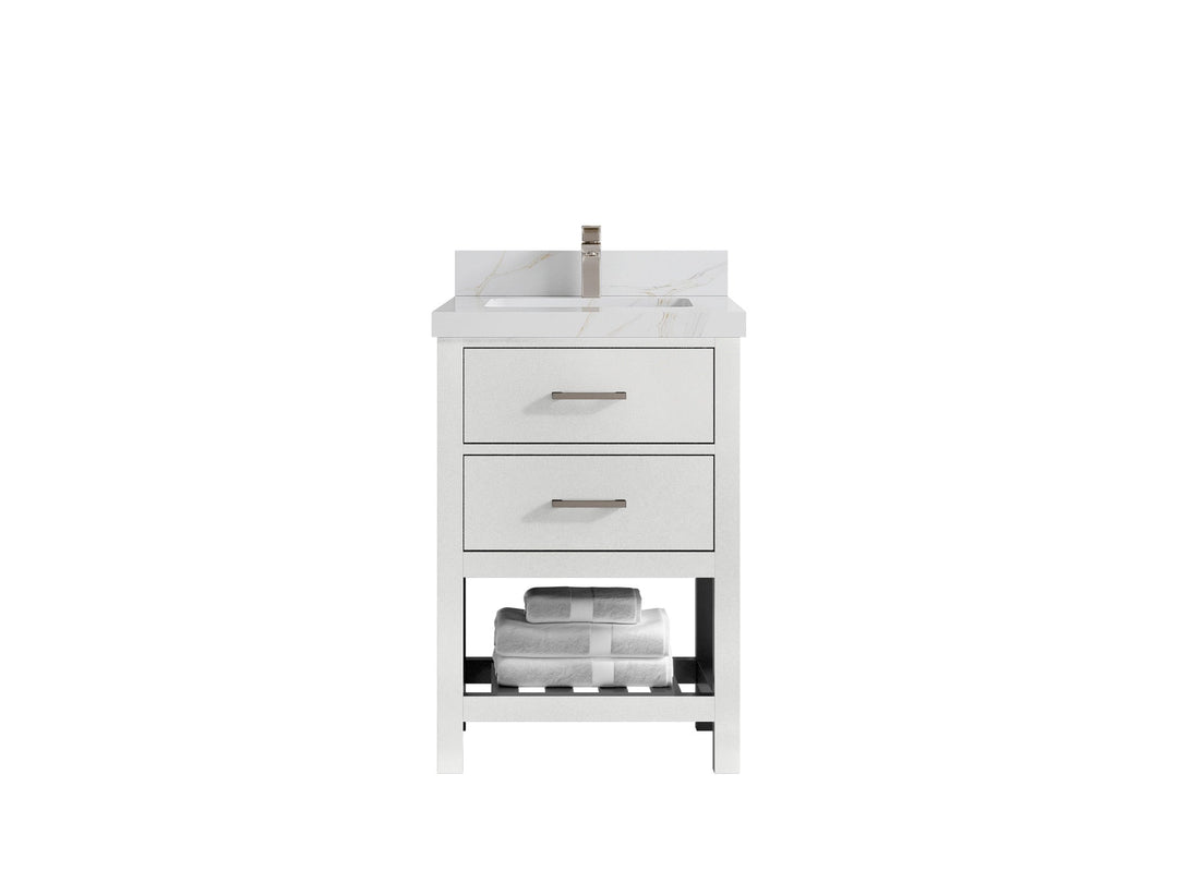 Parker 24 in. W x 22 in. D Single Sink Bathroom Vanity - Willow Bath and Vanity