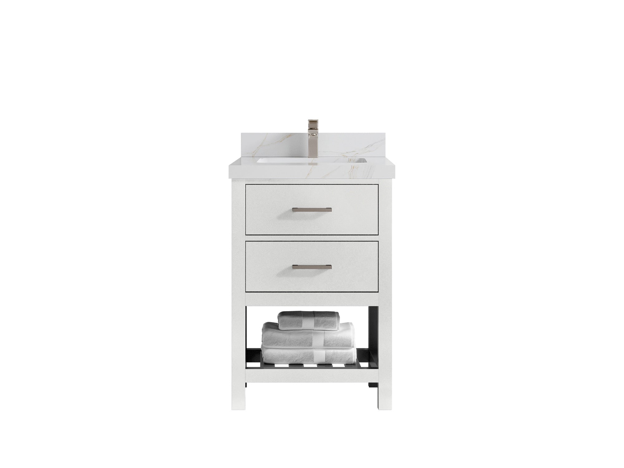 Parker 24 in. W x 22 in. D Single Sink Bathroom Vanity - Willow Bath and Vanity