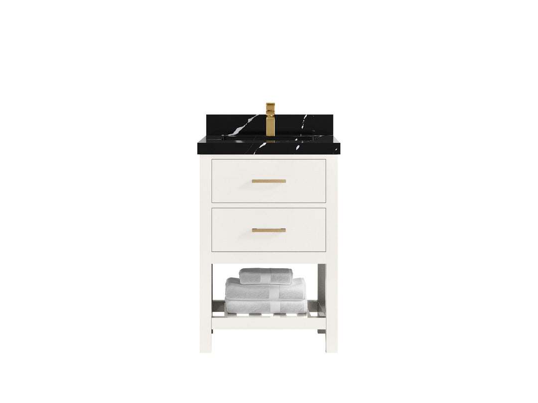 Parker 24 in. W x 22 in. D Single Sink Bathroom Vanity - Willow Bath and Vanity