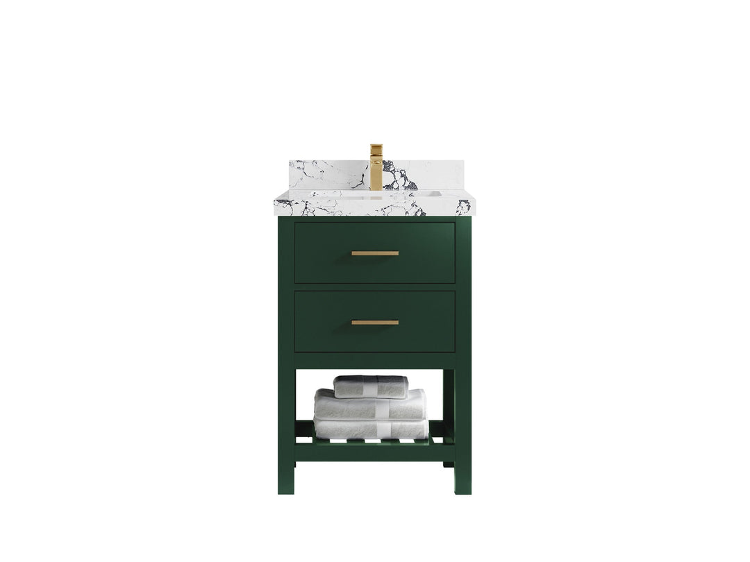 Parker 24 in. W x 22 in. D Single Sink Bathroom Vanity - Willow Bath and Vanity