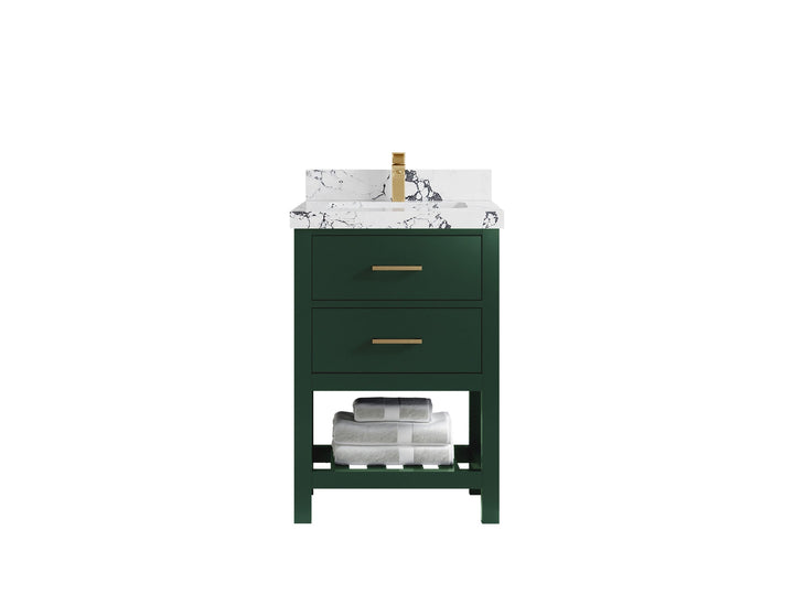Parker 24 in. W x 22 in. D Single Sink Bathroom Vanity - photo 36