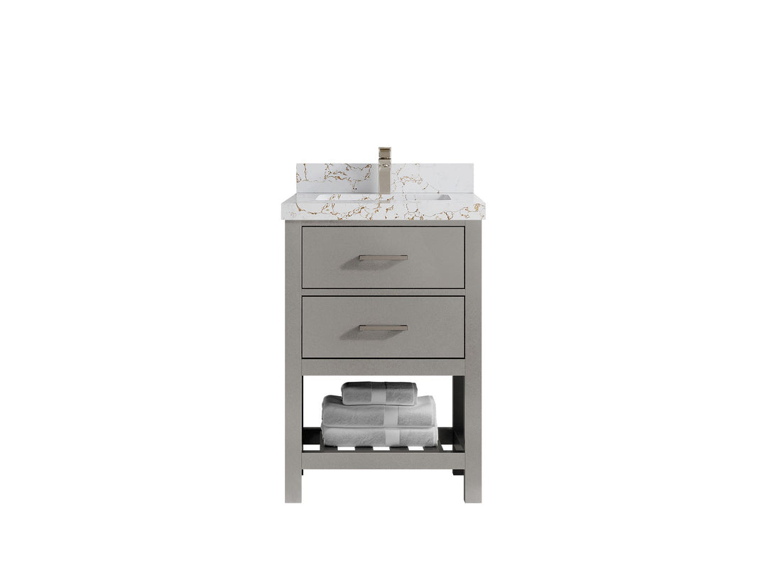 Parker 24 in. W x 22 in. D Single Sink Bathroom Vanity - Willow Bath and Vanity